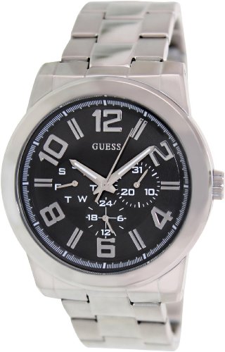 Guess Watches : U0264G1 Quartz Multifunction Dial Stainless Steel Men Watch