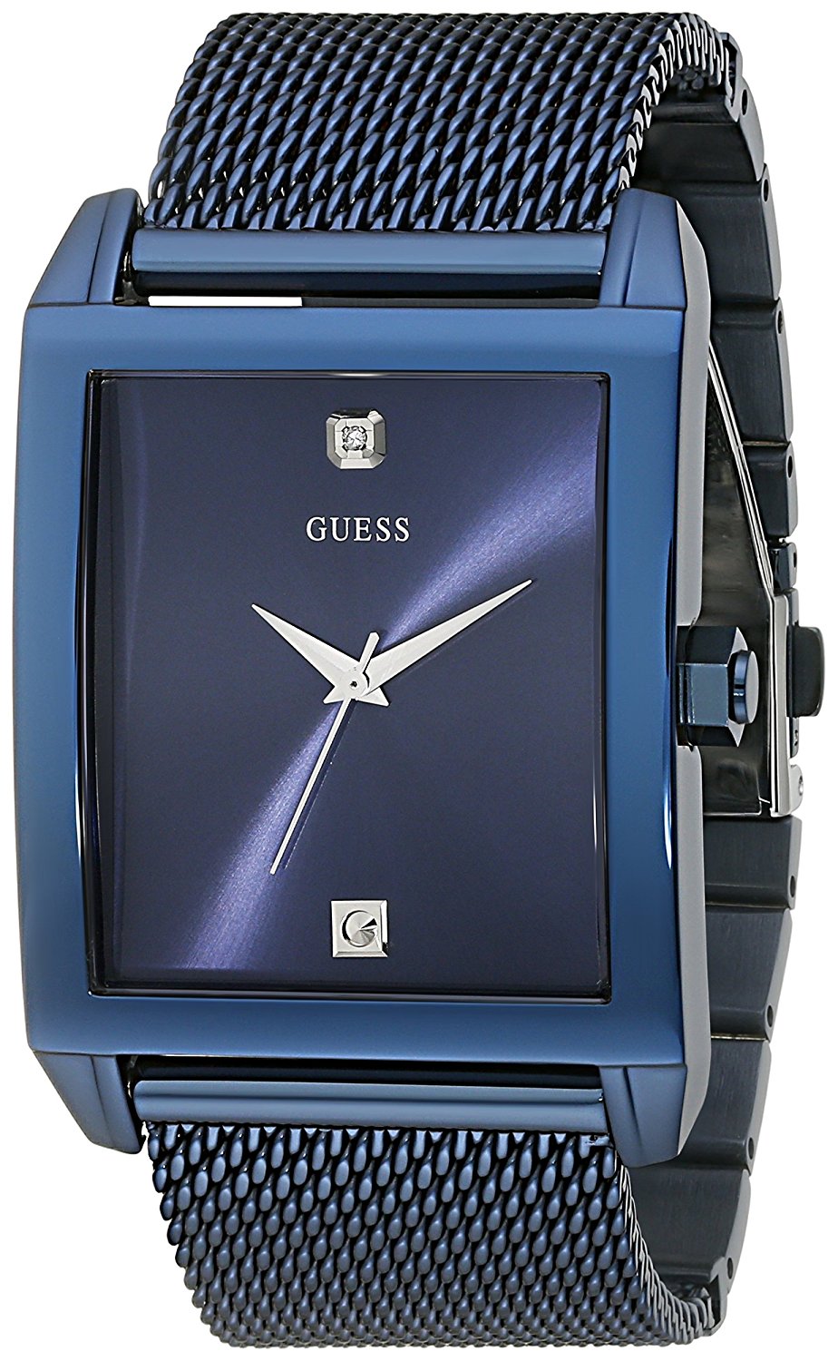 Guess Watches : U0298G2 Blue Dial Stainless Steel Band Women Watch