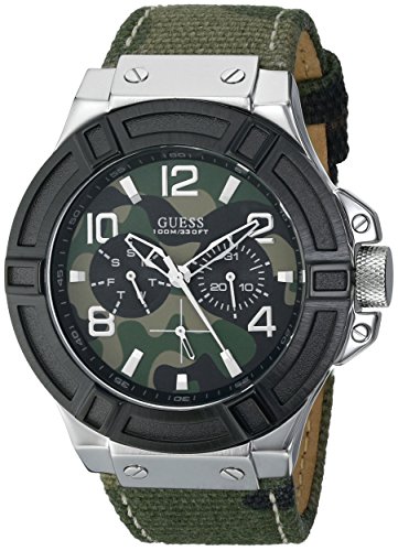 Guess Watches : U0407G1 Japanese Quartz Green Men Watch