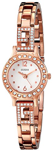 Guess Watches : U0411L3 Quartz White Dial Rose Gold Tone Stainless Steel and Crystal Women Watch