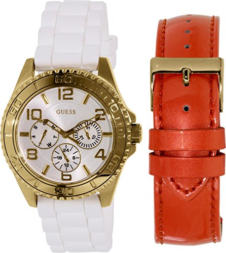 Guess Watches : U0422L2 Quartz Analog Interchangeable Strap Set Women Watch