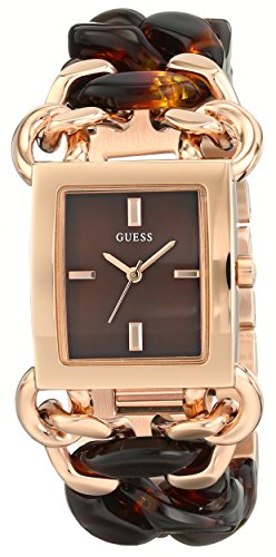 Guess Watches : U0467L1 Quartz Brown Dial Brown Polycarbonate Women Watch