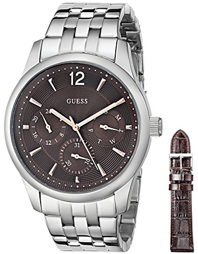 Guess Watches : U0508G1 Quartz Analog Interchangeable Strap Box Set Men Watch