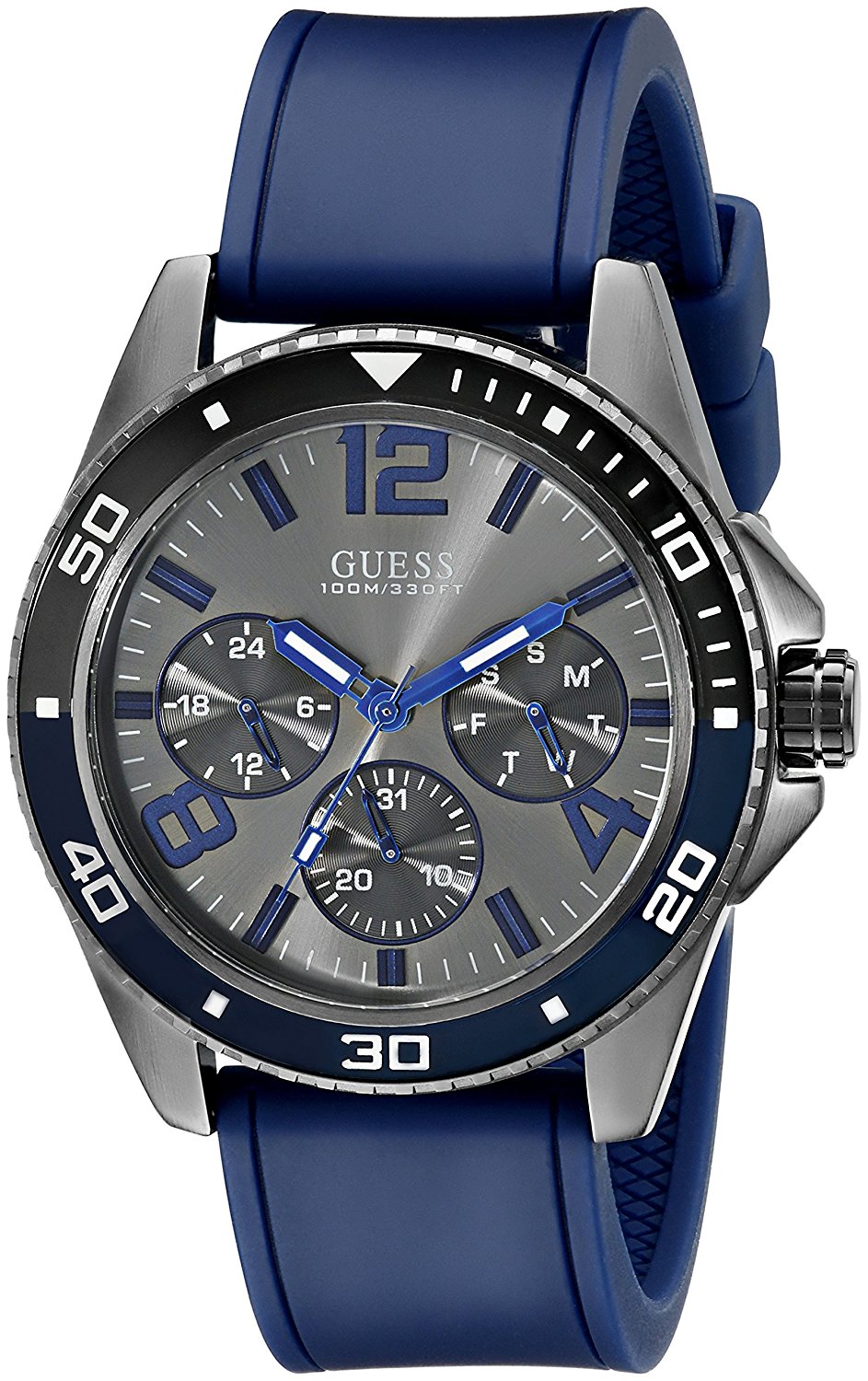 Guess Watches : U0593G2 Grey Dial Metal Band Men Watch