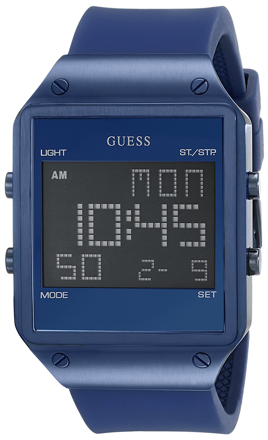 Guess Watches : U0595G2 Black Dial Metal Band Men Watch