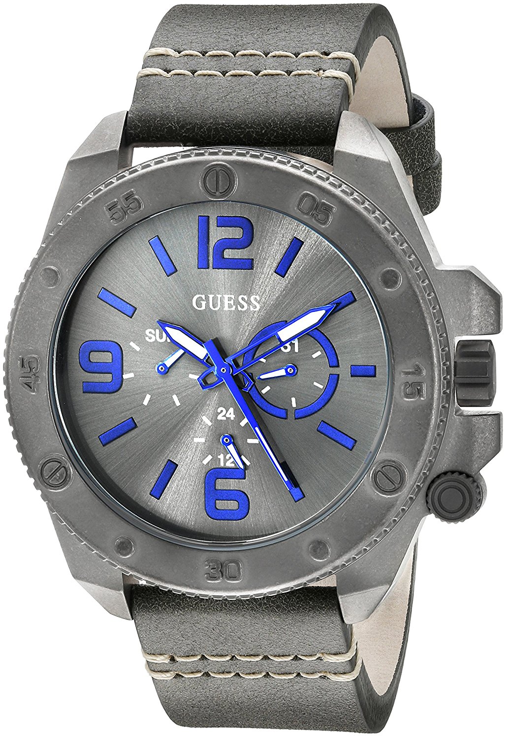 Guess Watches : U0659G3 Grey Dial Metal Band Men Watch