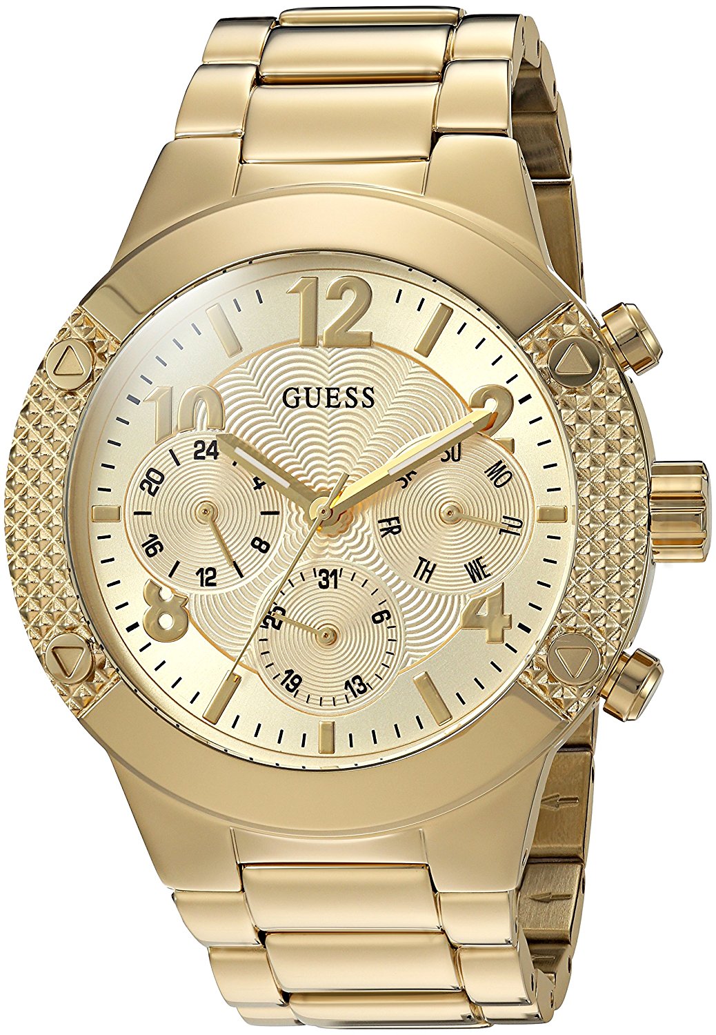 Guess Watches : U0849L2 Champagne Dial Metal Band Women Watch