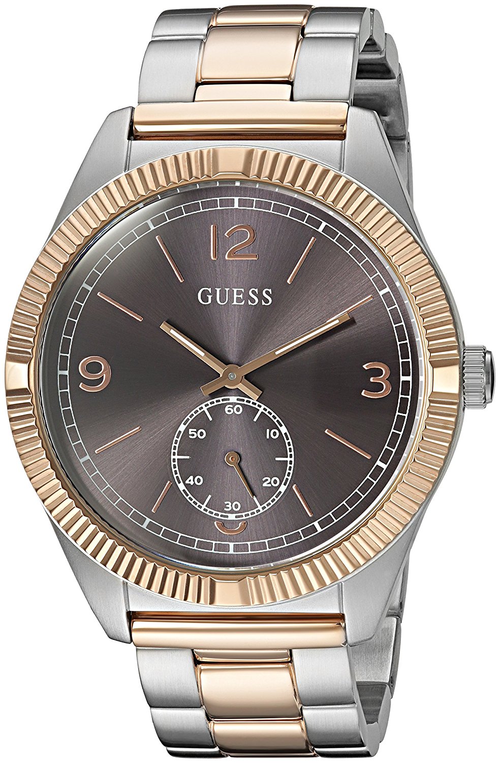 Guess Watches : U0872G2 Grey Dial Stainless Steel Band Men Watch