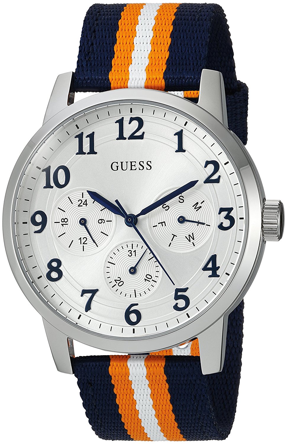 Fake AAA Guess Watches : U0975G2 Quartz Multifunction Dial Nylon Men Watch Watch