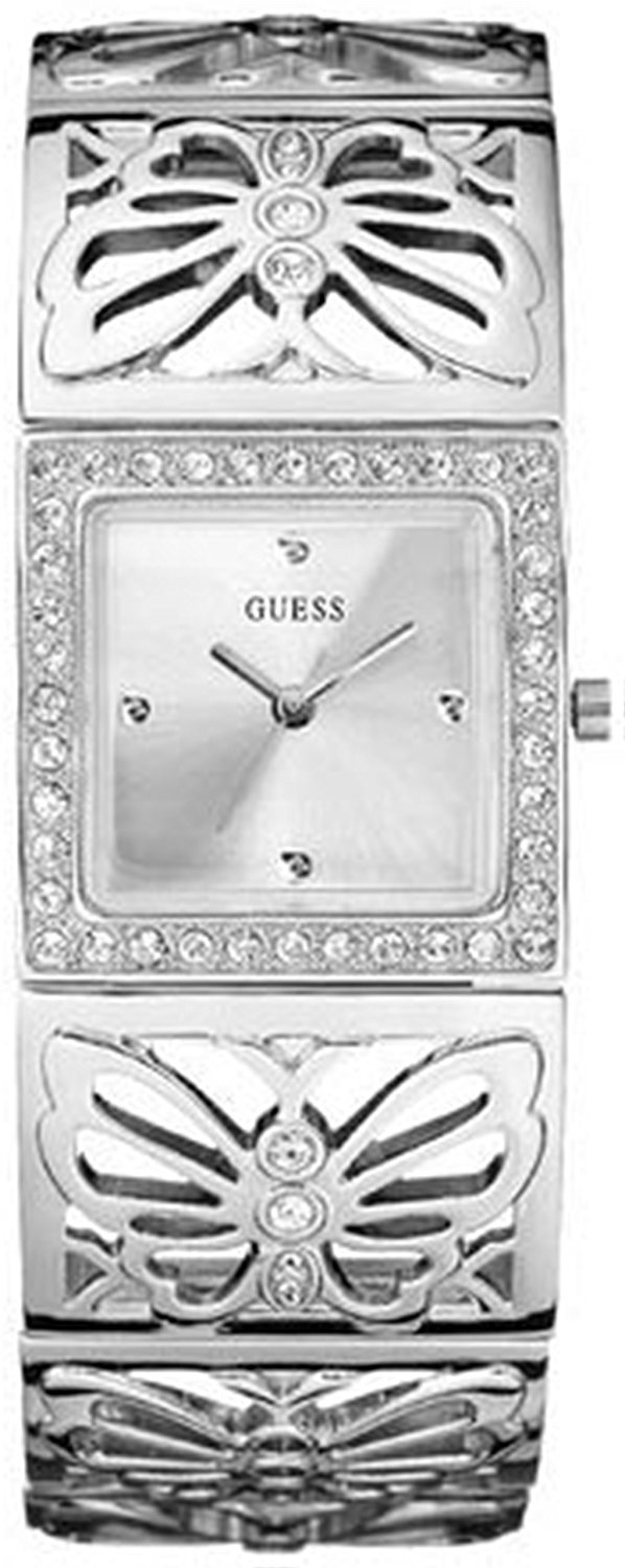 Guess Watches : U10558L1 Silver Dial Stainless Steel Band Women Watch