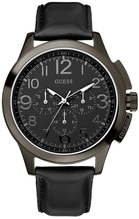 Guess Watches : U10628G1 Quartz Stainless Steel Day - Date Men Watch
