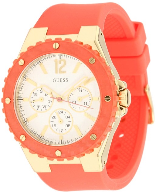 Guess Watches : U11681L1 Quartz White Dial Stainless Steel Women Watch