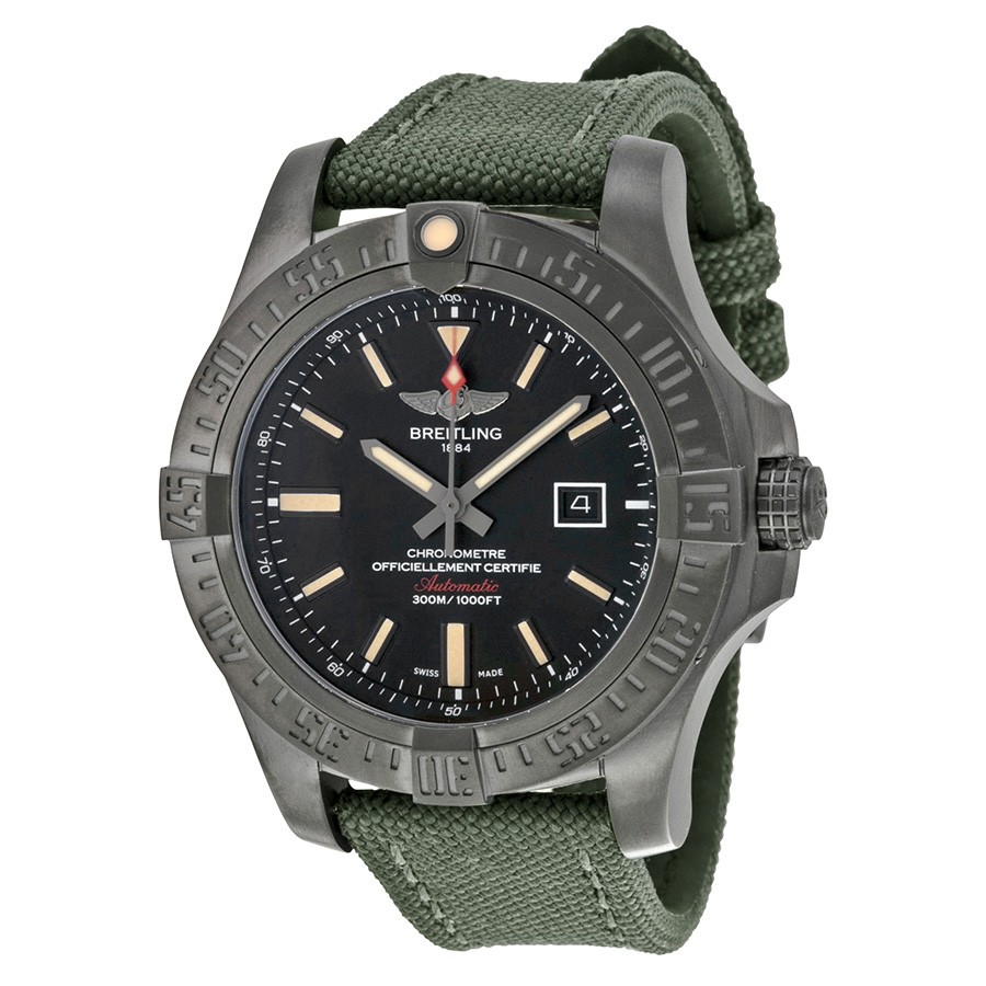 Breitling Watches : V1731010-BD12GRFT Black Automatic Men Watch
