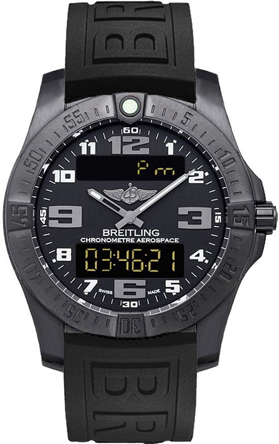 Breitling Watches : V7936310/BD60-153S Swiss Quartz Dial Color Black Men Watch