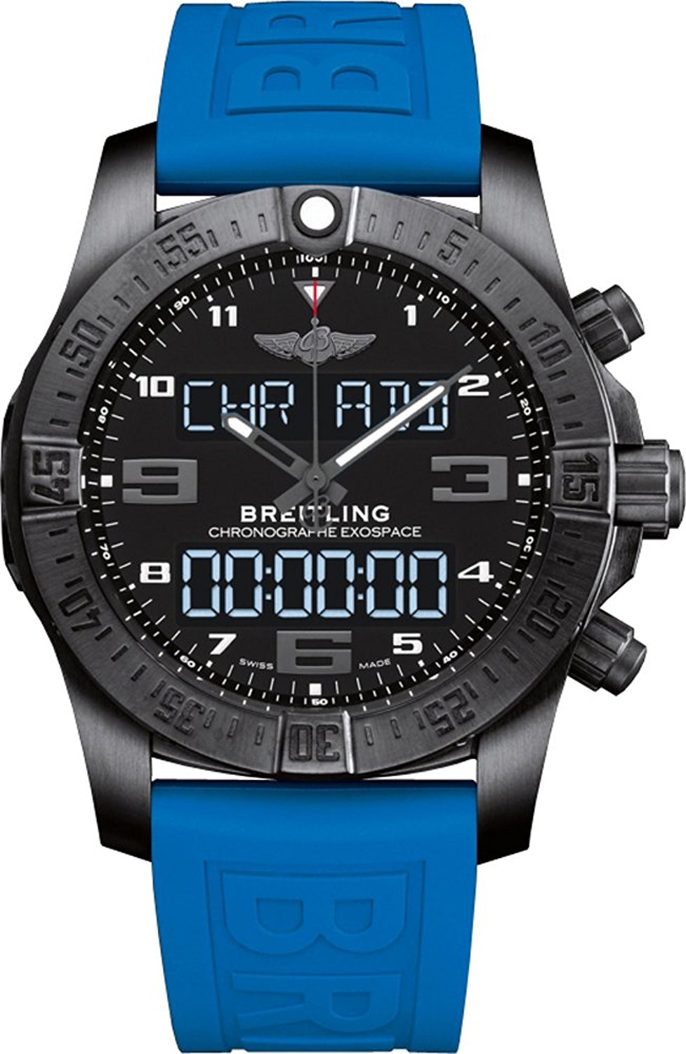 Breitling Watches : VB5510H1/BE45-235S Black Battery Operated Quartz Men Watch