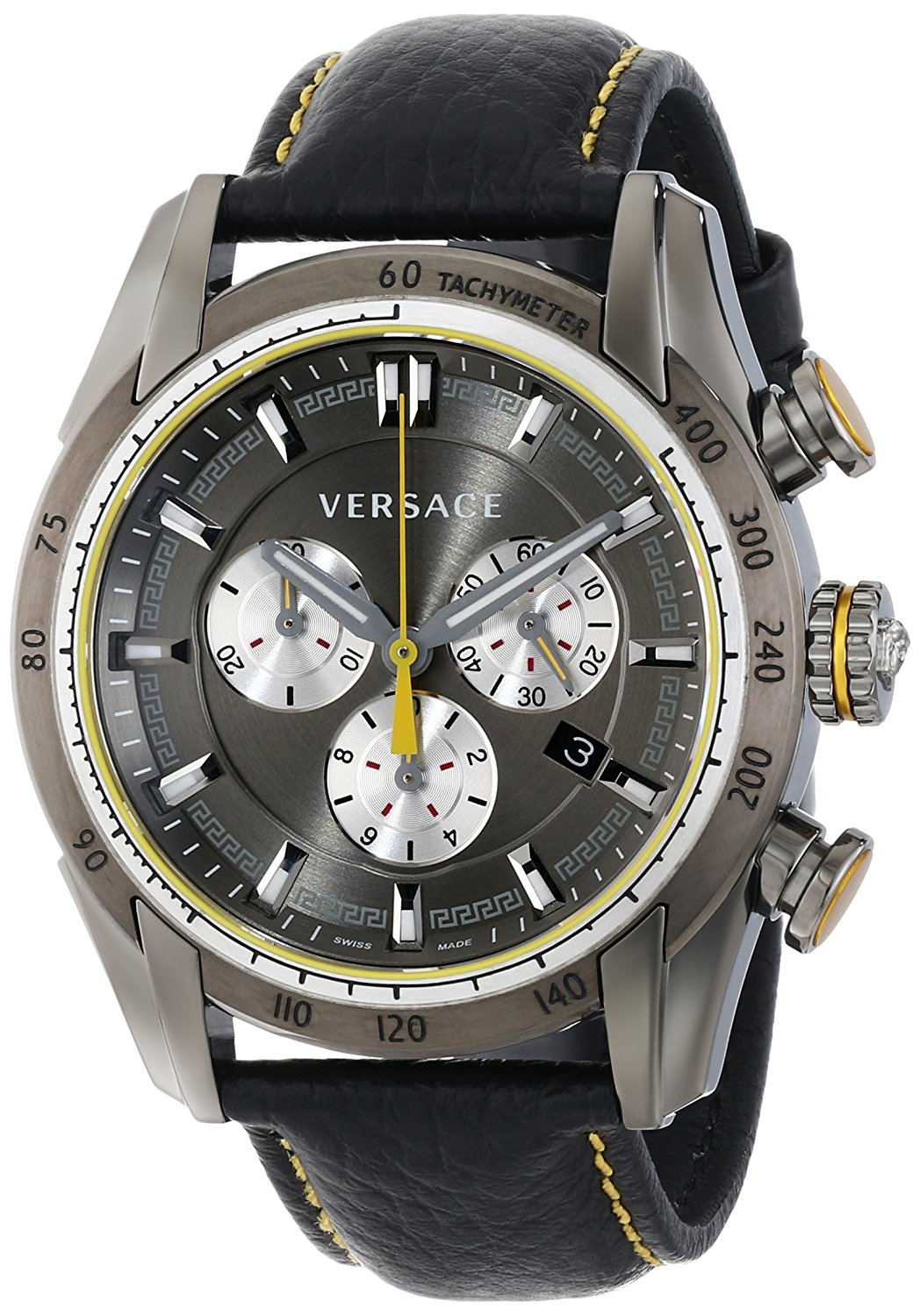 Versace Watches : VDB020014 Grey Dial Speedometer Men Watch