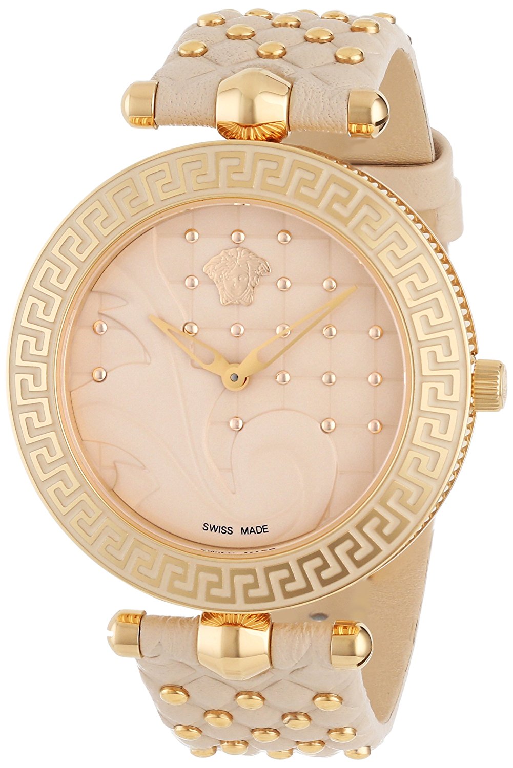 Versace Watches : VK702-0013 Beige Dial Stainless Steel Band Women Watch