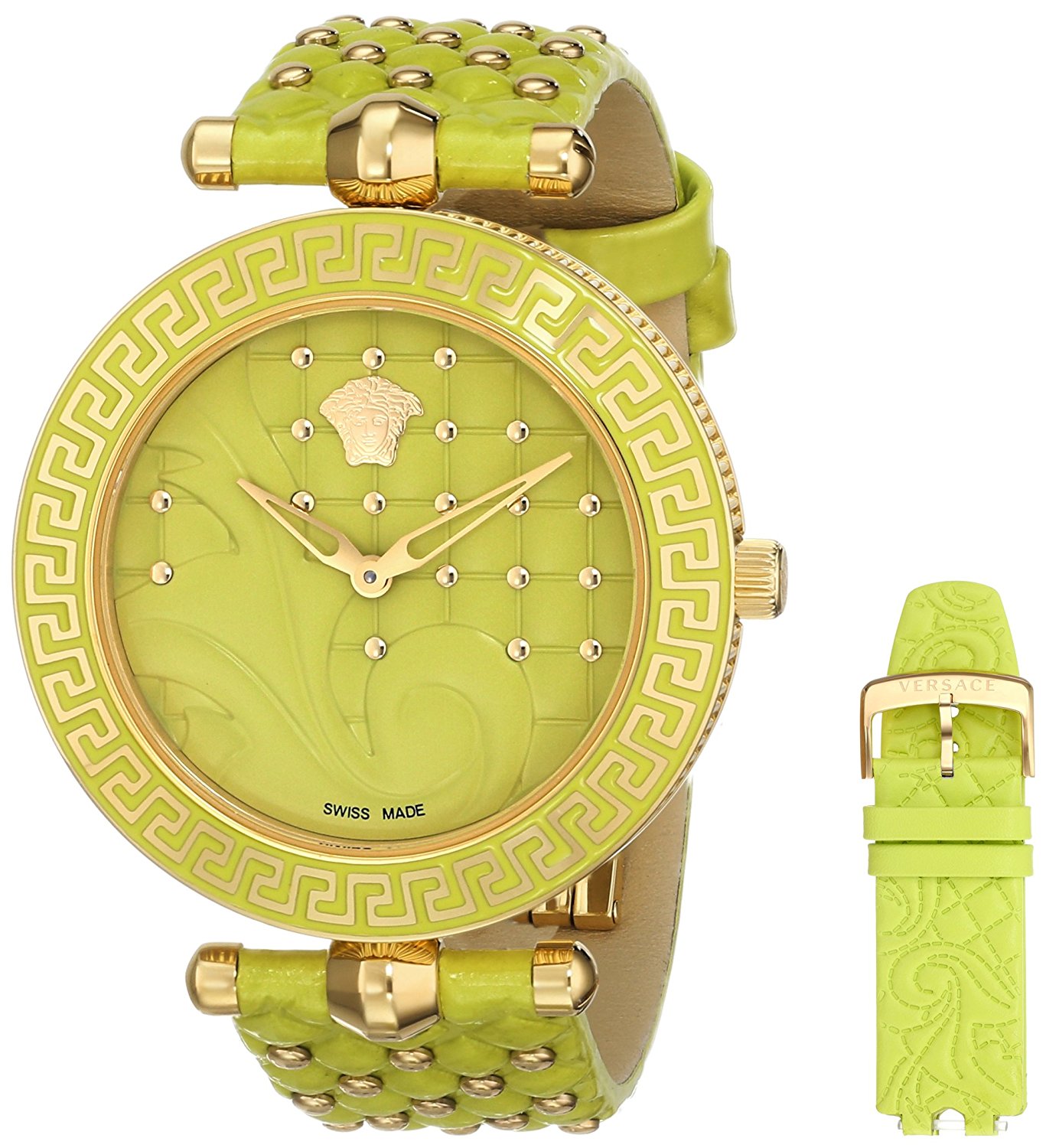 Versace Watches : VK7110014 Quartz Analog Leather Women Watch