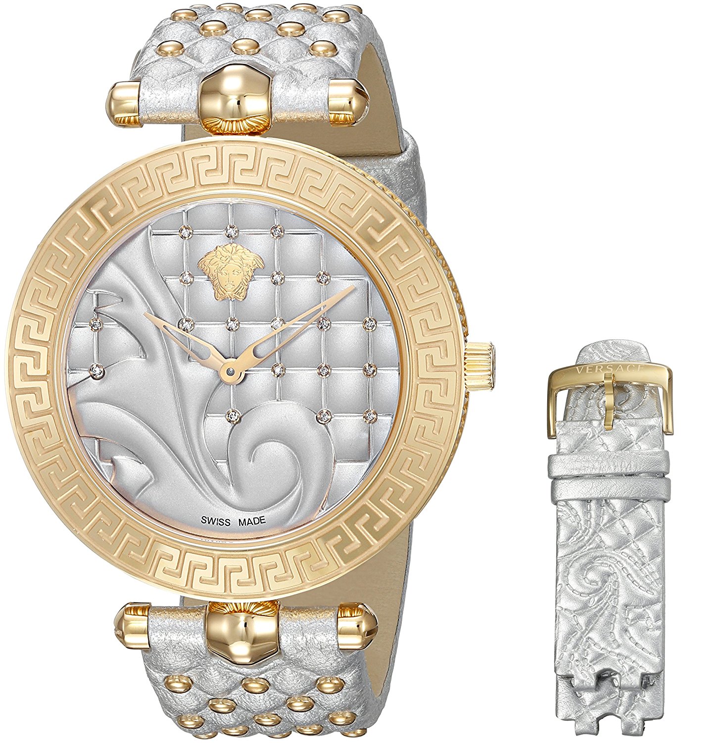 Versace Watches : VK7200014 Quartz Analog Leather Women Watch