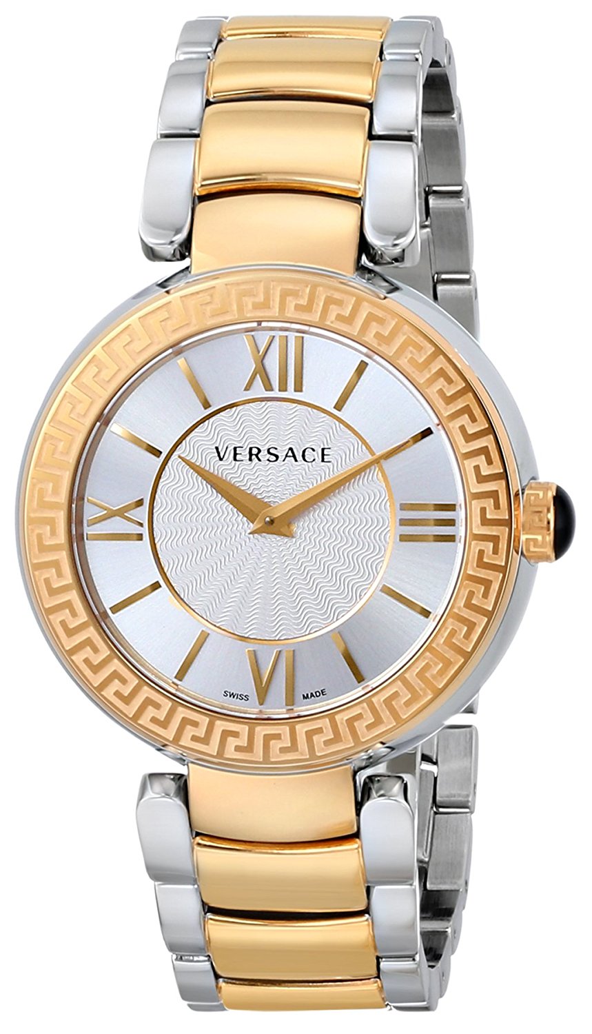 Versace Watches : VNC050014 Silver Dial Edelstahl Women Watch