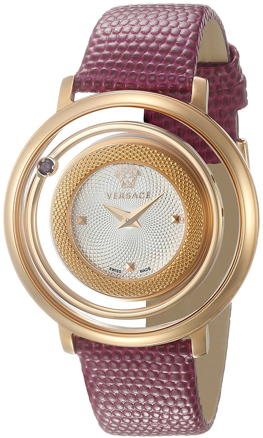 Versace Watches : VQV050015 Quartz Analog Leather Women Watch