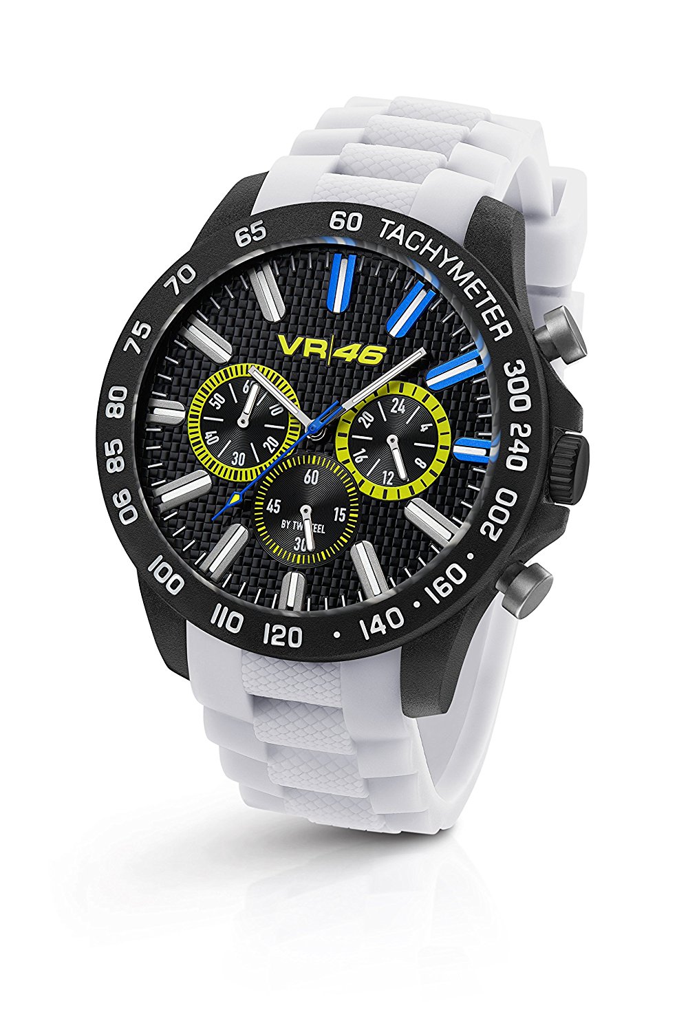 TW Steel Watches : VR116 Black Dial Silicone Band Men Watch