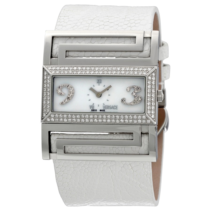 Versace Watches : VSQ91SD001-S001 Mother Of Pearl Quartz Women Watch