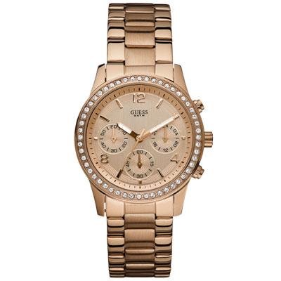 Guess Watches : W0122L3 Quartz Gold Tone Women Watch
