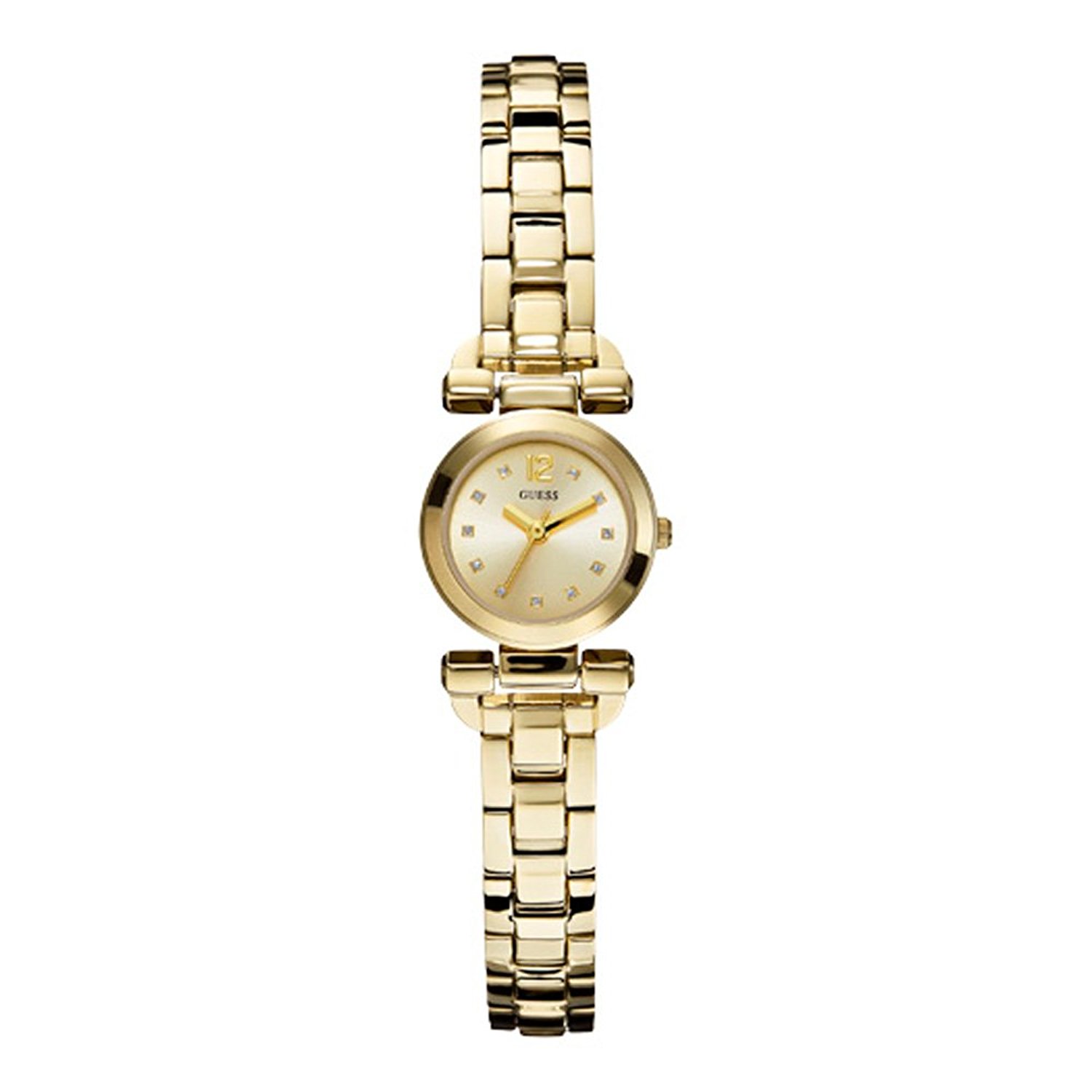 Guess Watches : W0124L2 Gilt Dial Stainless Steel Women Watch