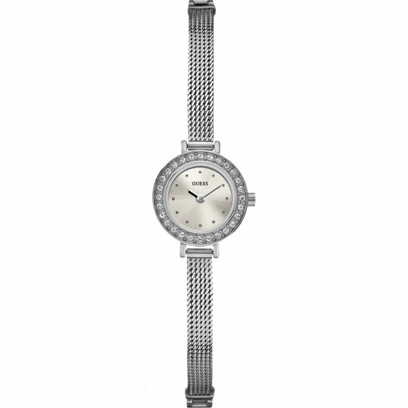 Guess Watches : W0133L1 Quartz Silver Dial Stainless Steel Women Watch