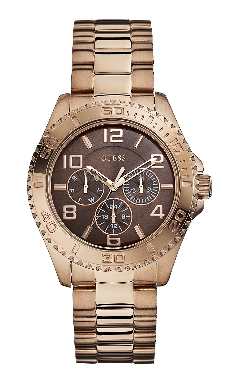 Guess Watches : W0231L8 Brown Dial Stainless_steel Women Watch