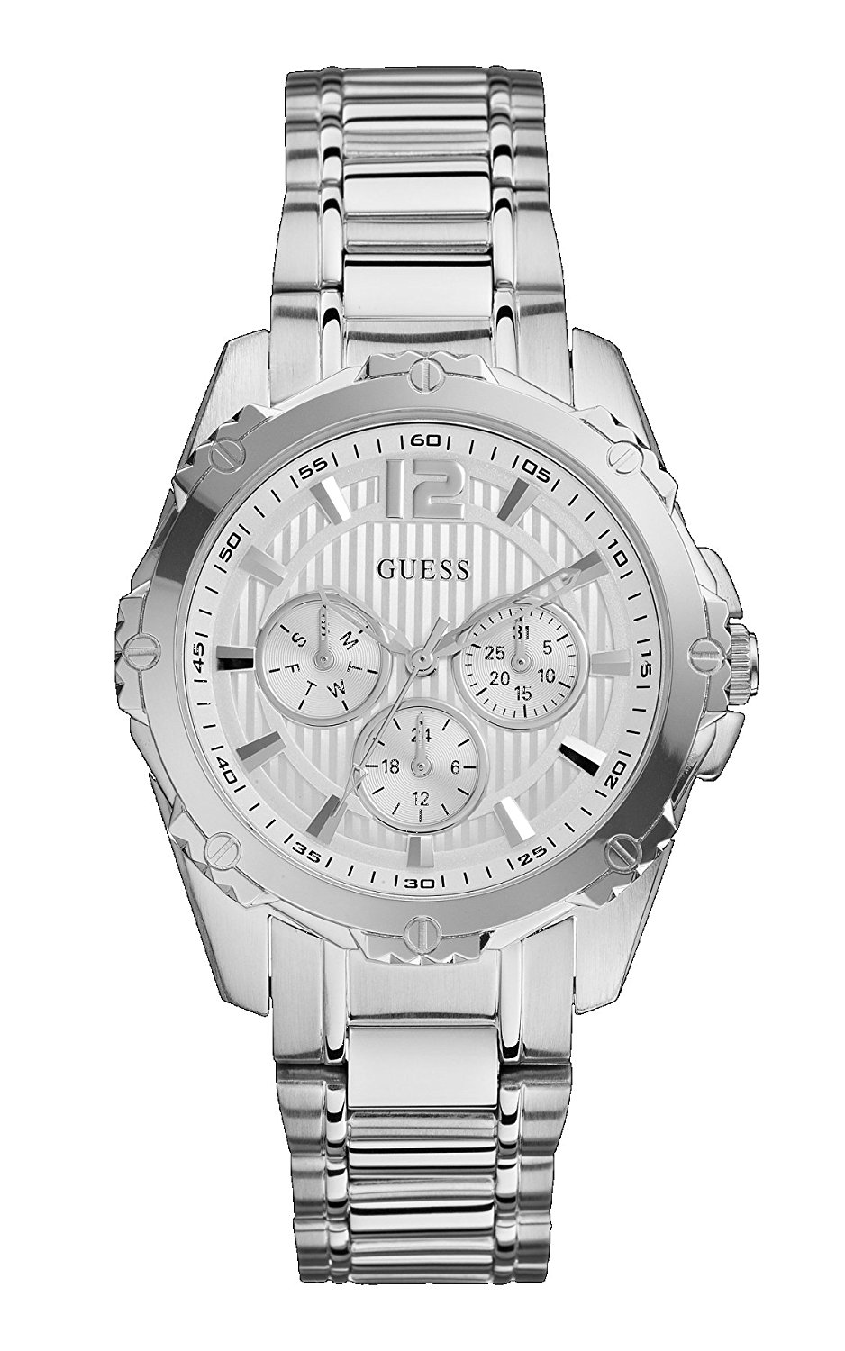 Guess Watches : W0232L1 Silver Dial Stainless_steel Women Watch