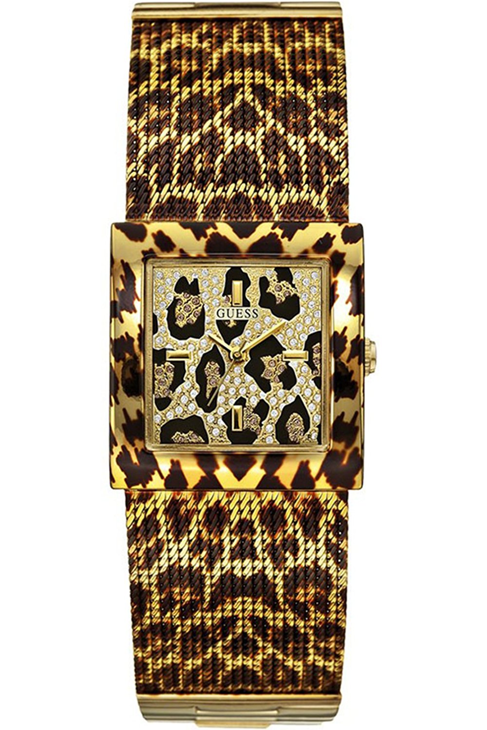 Fake AAA Guess Watches : W0332L1 Gold Dial Stainless steel Band Women Watch Watch