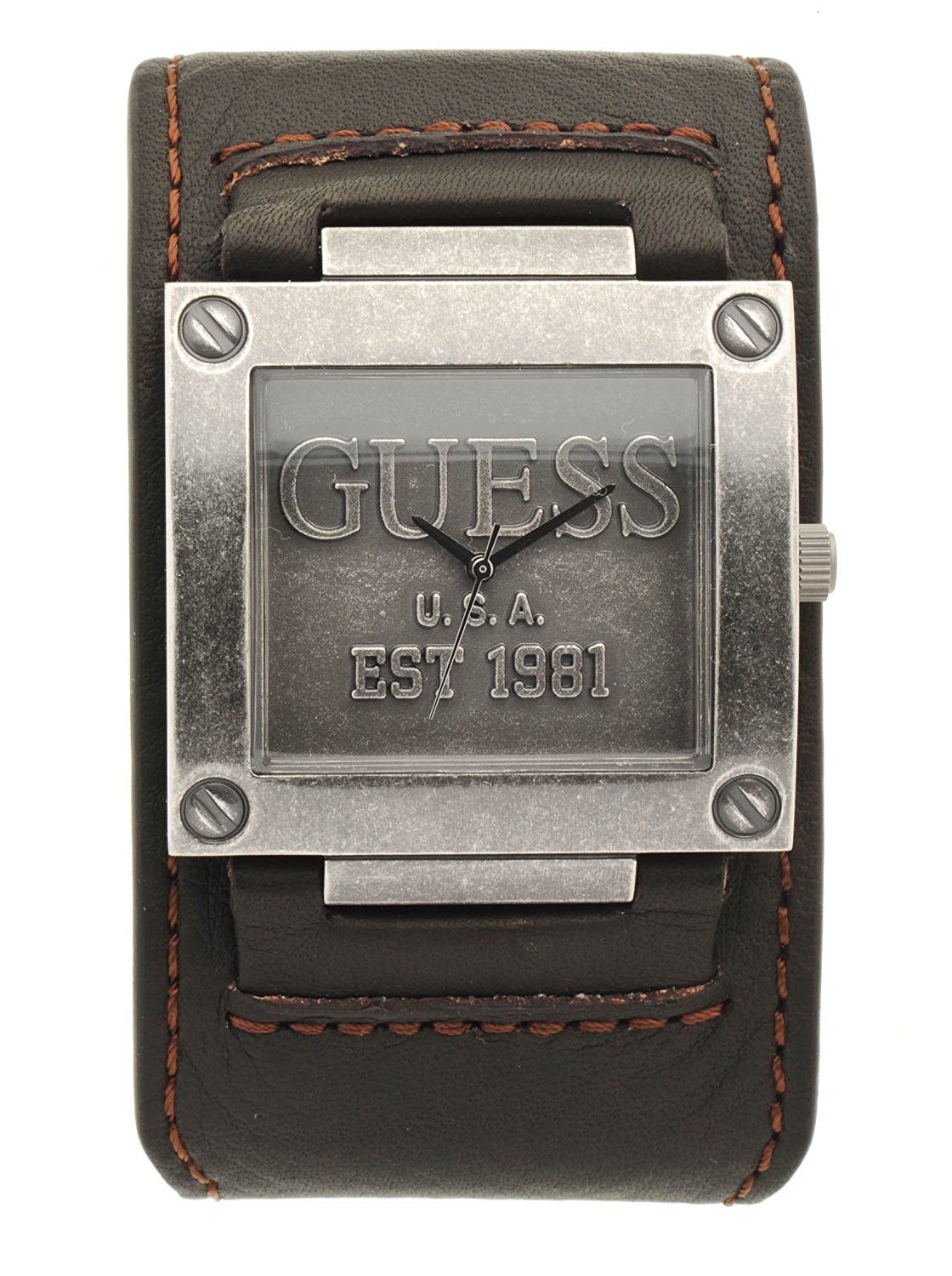 Guess Watches : W0418G1 Grey Dial Cuir Women Watch