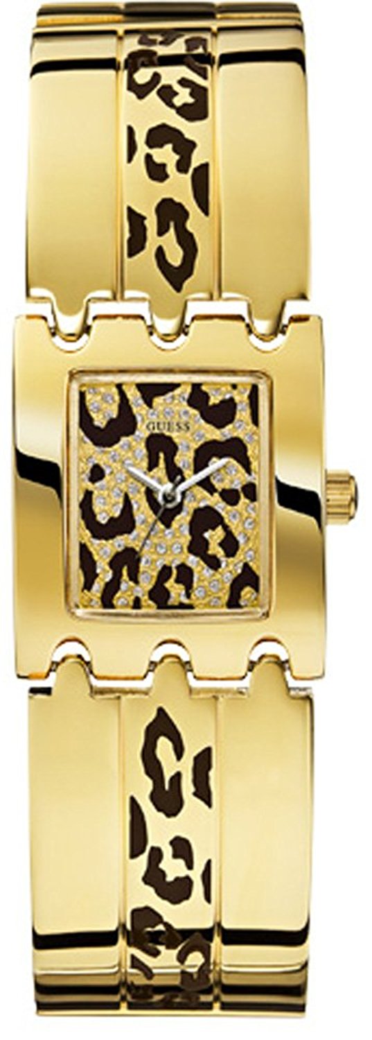 Guess Watches : W0463L1 Gold Dial Gold-plated Stainless Steel Band Women Watch