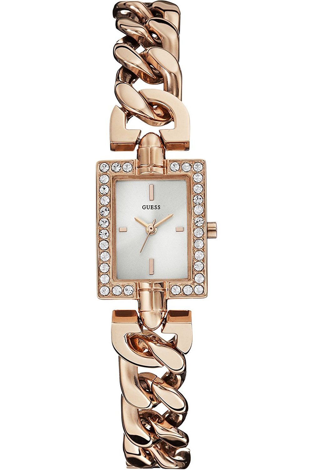 Guess Watches : W0540L3 Silver Dial Women Watch