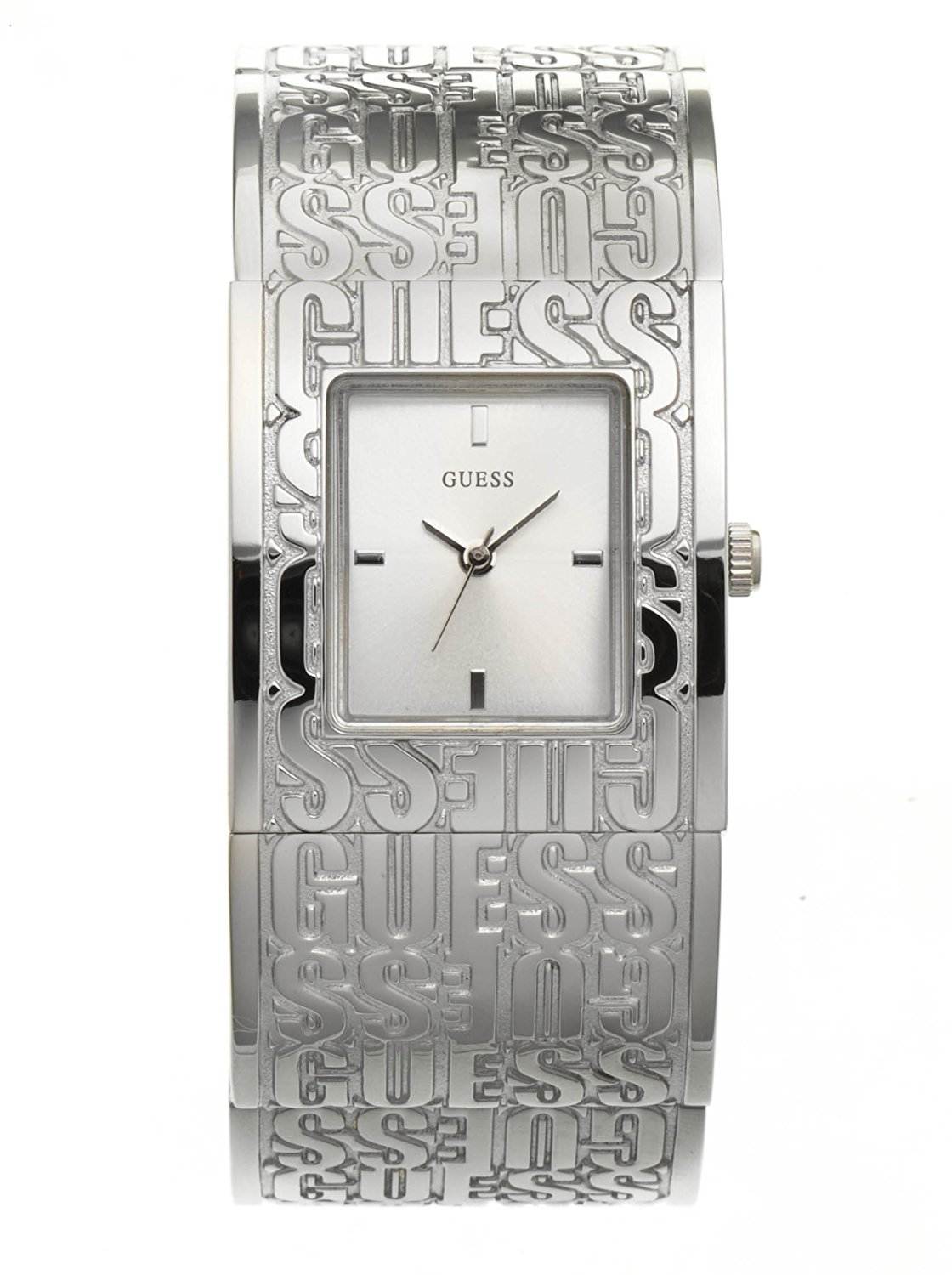 Guess Watches : W0577L1 Silver Dial Stainless Steel Women Watch