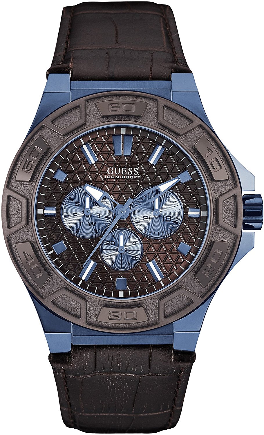 Guess Watches : W0674G5 Brown Dial Calendar Men Watch