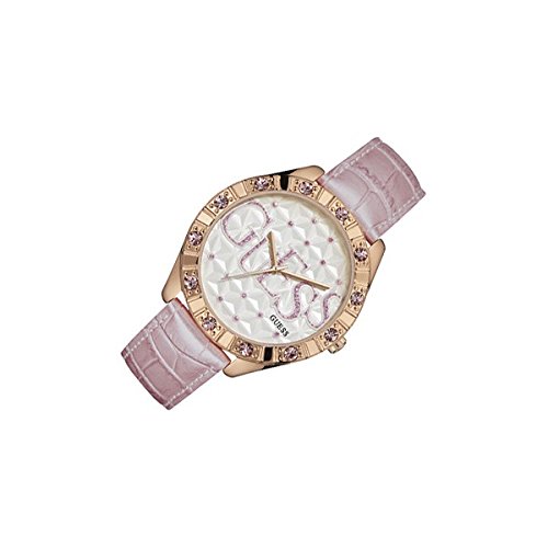 Guess Watches : W0696L2 Multicolour Dial Leather Women Watch
