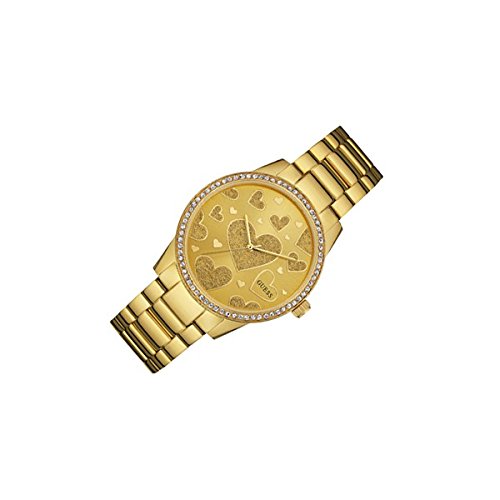 Guess Watches : W0699L2 Gold Dial Stainless Steel Women Watch