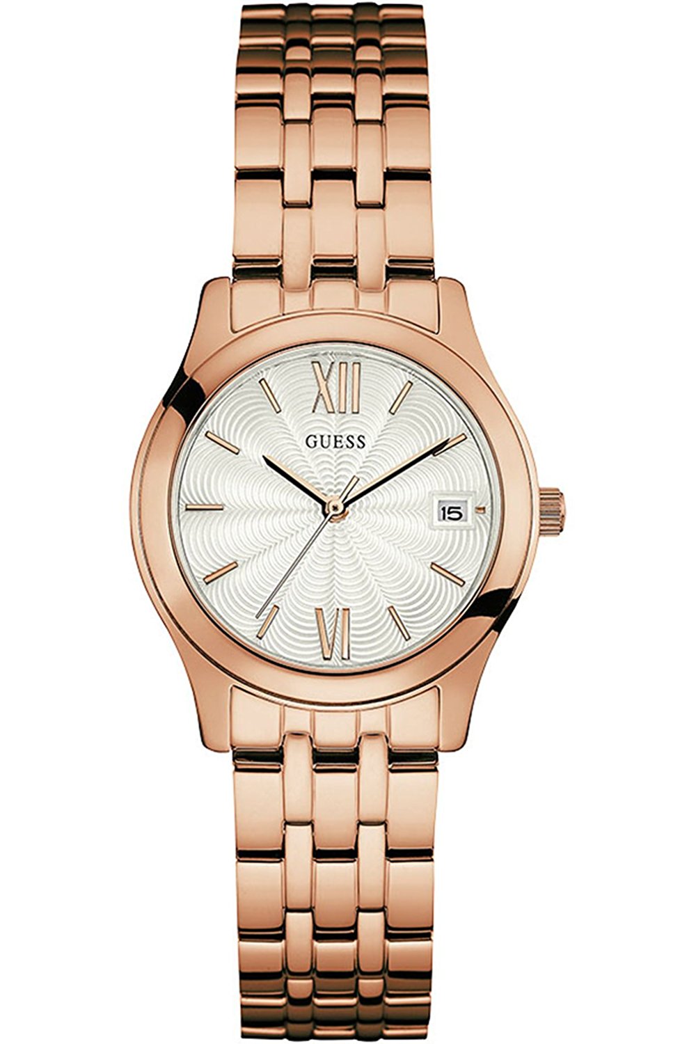 Guess Watches : W0769L3 Silver Dial Stainless Steel Band Men Watch
