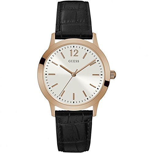 Guess Watches : W0922G6 White Dial Calfskin Band Women Watch