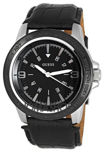 Guess Watches : W10571G1 Quartz Black Ion-Plated Stainless Steel Men Watch