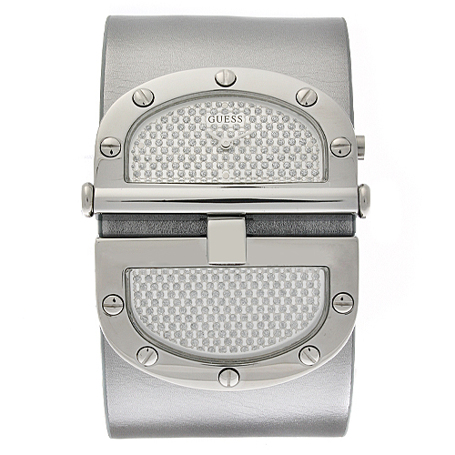 Guess Watches : W11510L3 Quartz Crystal Dial Leather Women Watch