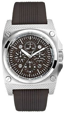 Guess Watches : W11518G1 Sport Rubber Strap Men Watch