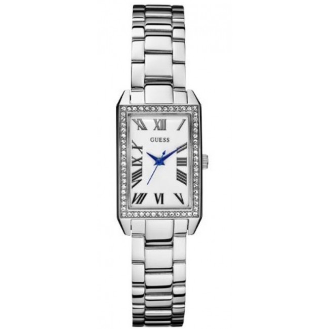 Guess Watches : W11609L1 Quartz White Dial Stainless Steel Women Watch
