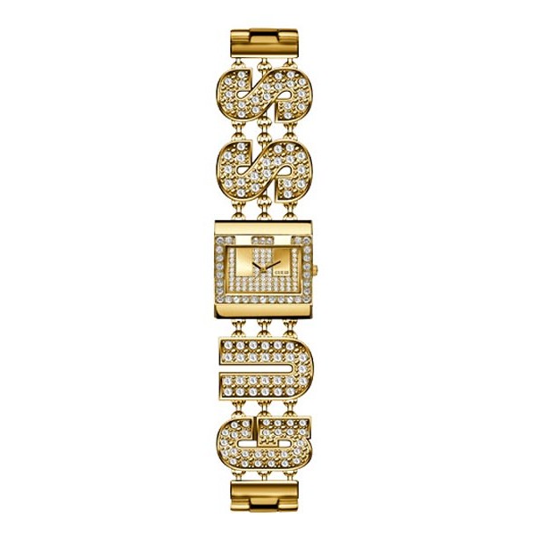Guess Watches : W11616L1 Quartz Gold-Tone Stainless-Steel Women Watch