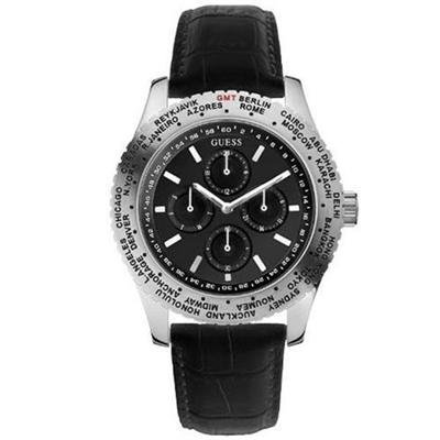 Guess Watches : W12082G1 35MM Case Diameter Stainless Steel Men Watch