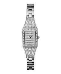 Guess Watches : W12094L1 Quartz Silver Dial Stainless Steel Case With Stainless Steel Bracelet Women Watch