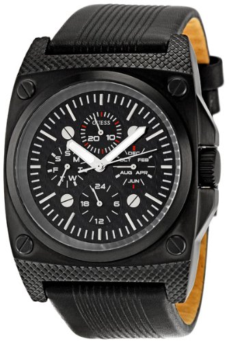Guess Watches : W13513G1 Quartz Analog Black Silicone Men Watch